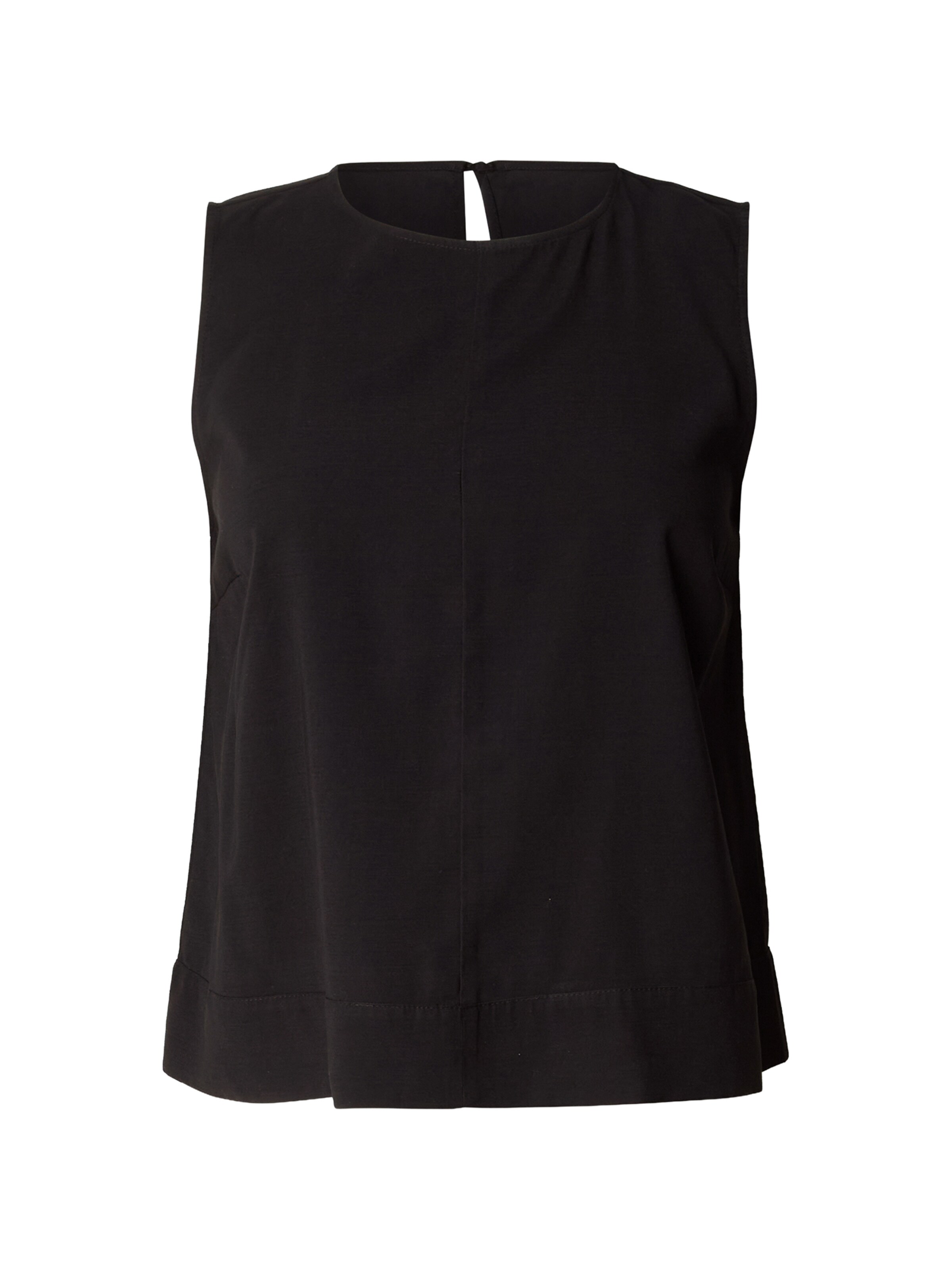 ONLY Carmakoma Topp 'CARDORSI ARIS', värv must: eest vaates