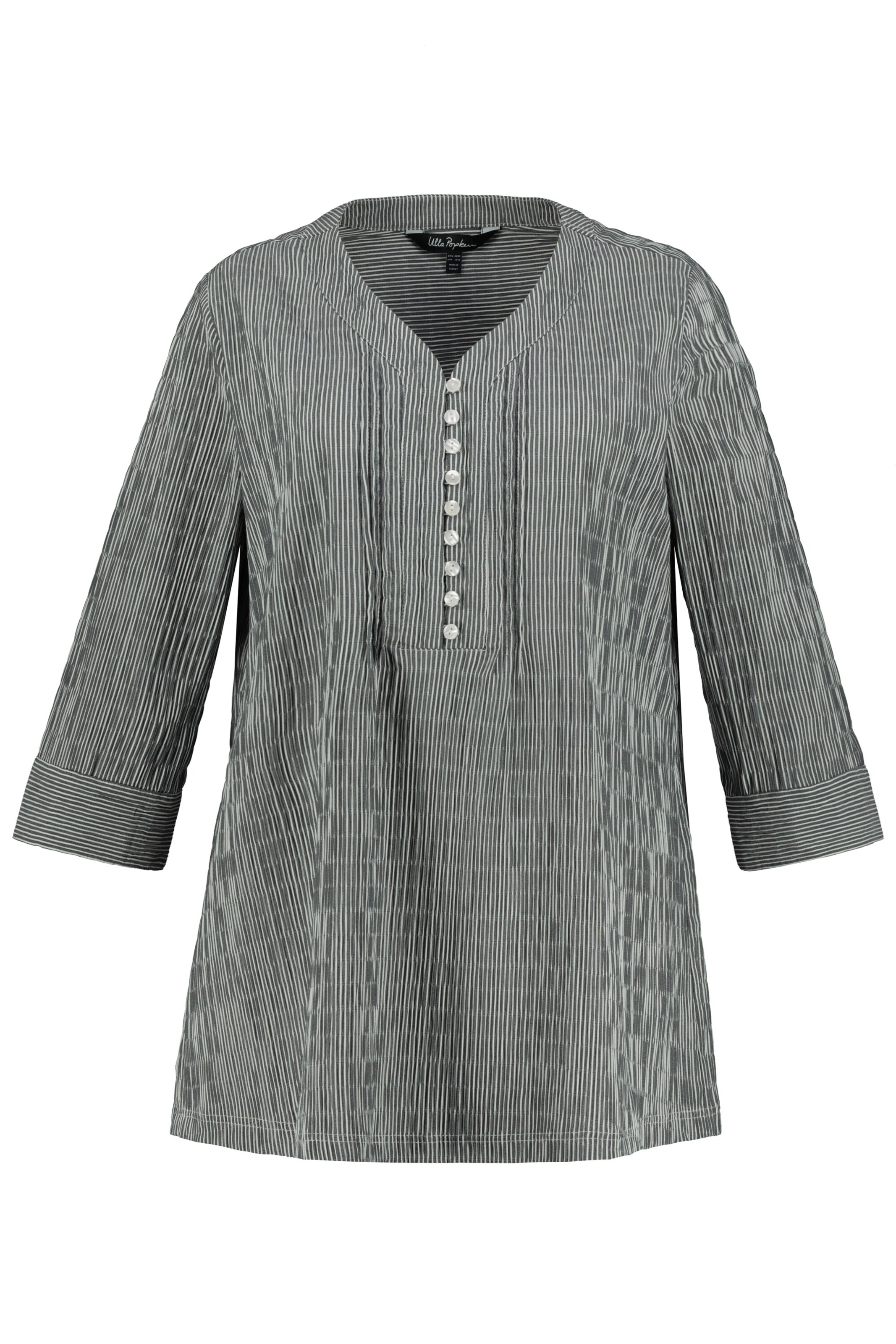 Ulla Popken Tuniek in Grijs: voorkant