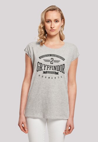T-shirt 'Harry Potter Gryffindor Keeper' F4NT4STIC en gris : devant