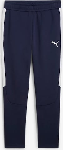 Pantaloni sportivi 'teamEVOSTRIPE' di PUMA in blu: frontale