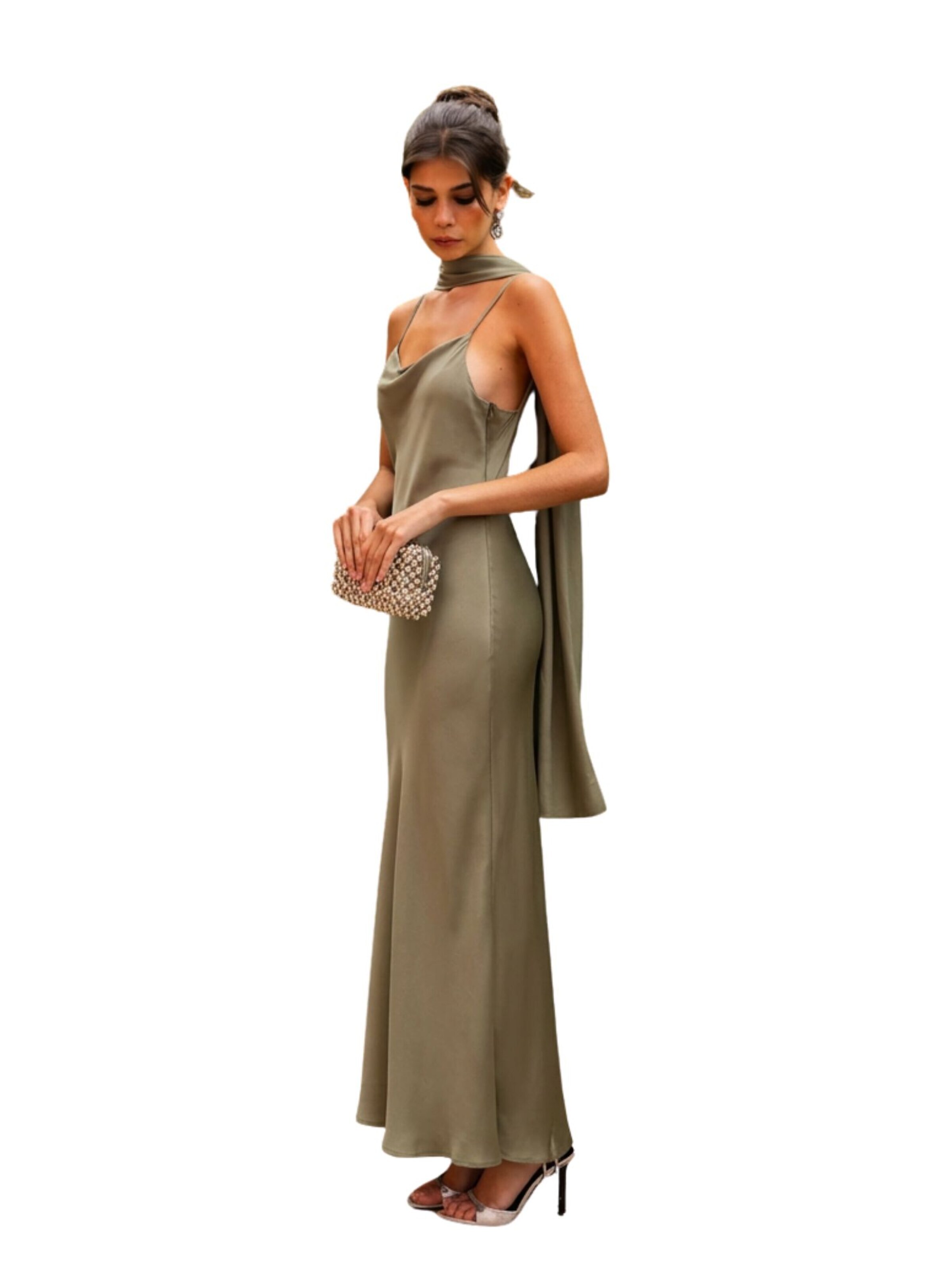 Abito da cocktail 'Wattala Dress' di Nisia PartyWear in verde