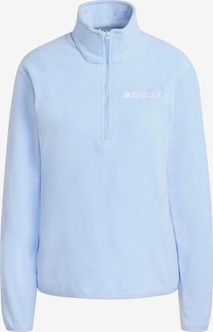 ADIDAS TERREX Αθλητικό πουλόβερ 'ESS' σε μπλε: μπροστά