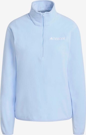 ADIDAS TERREX Sportski pulover 'ESS' u pastelno plava / bijela, Pregled proizvoda