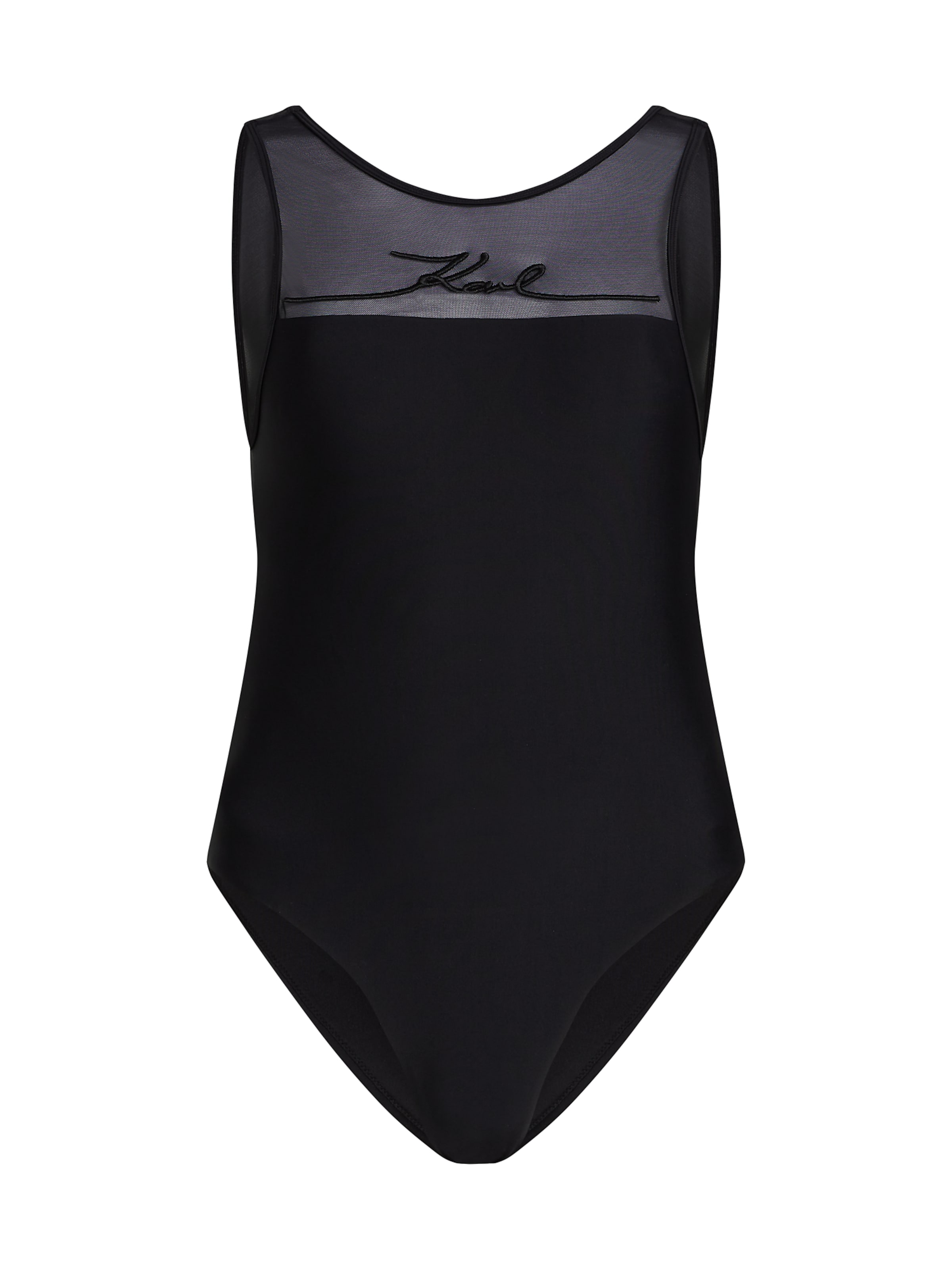 Karl Lagerfeld Plavky – černá: přední strana