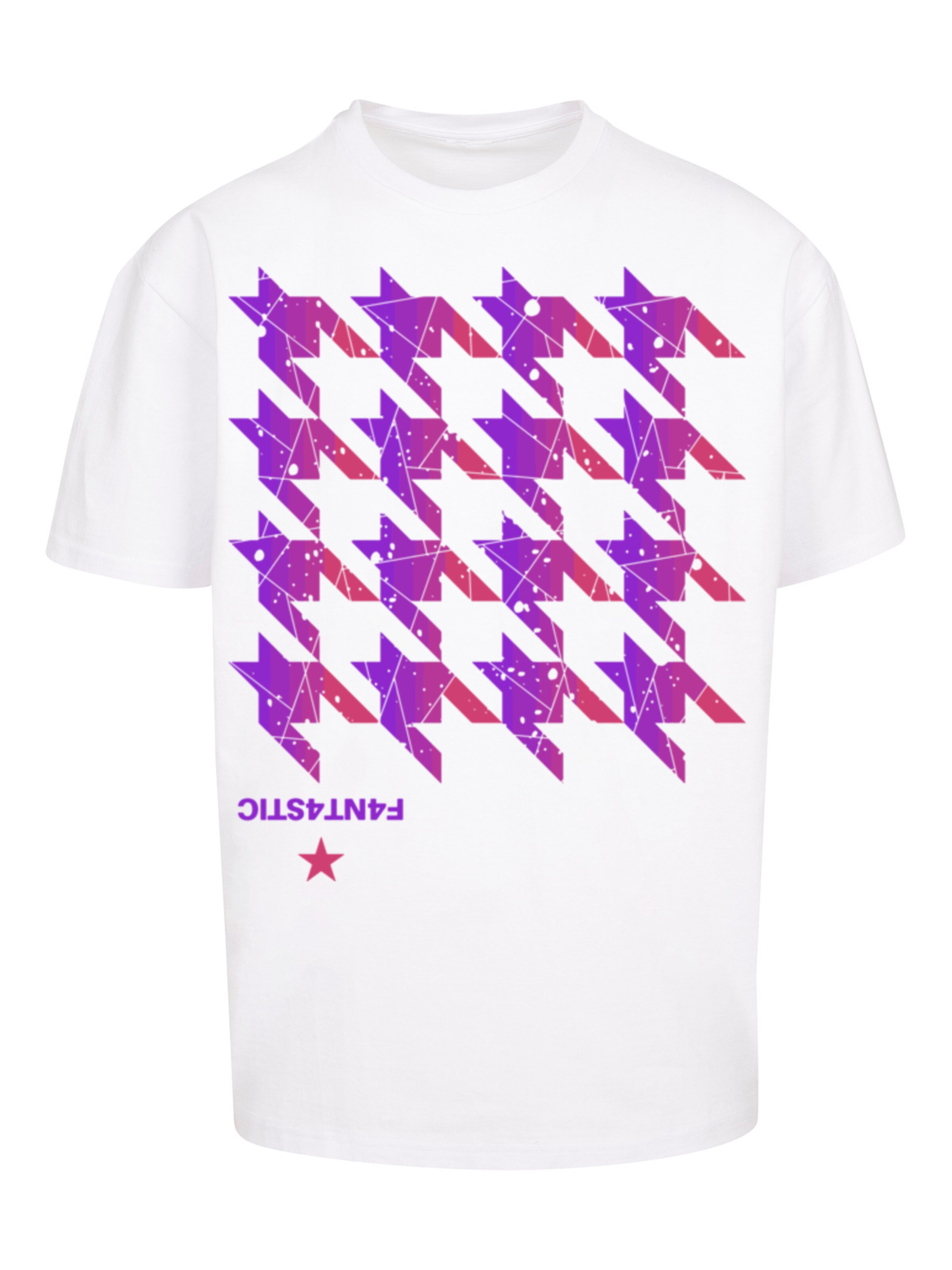 T-Shirt F4NT4STIC en blanc : devant