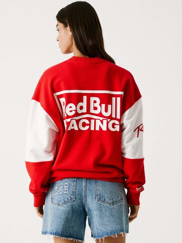 Red Bull Racing x Pepe Jeans Sweatshirt 'Red Bull Racing x Pepe Jeans' in Red