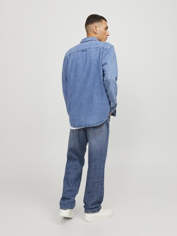 JACK & JONES Loosefit Jeans 'Eddie' in Blauw