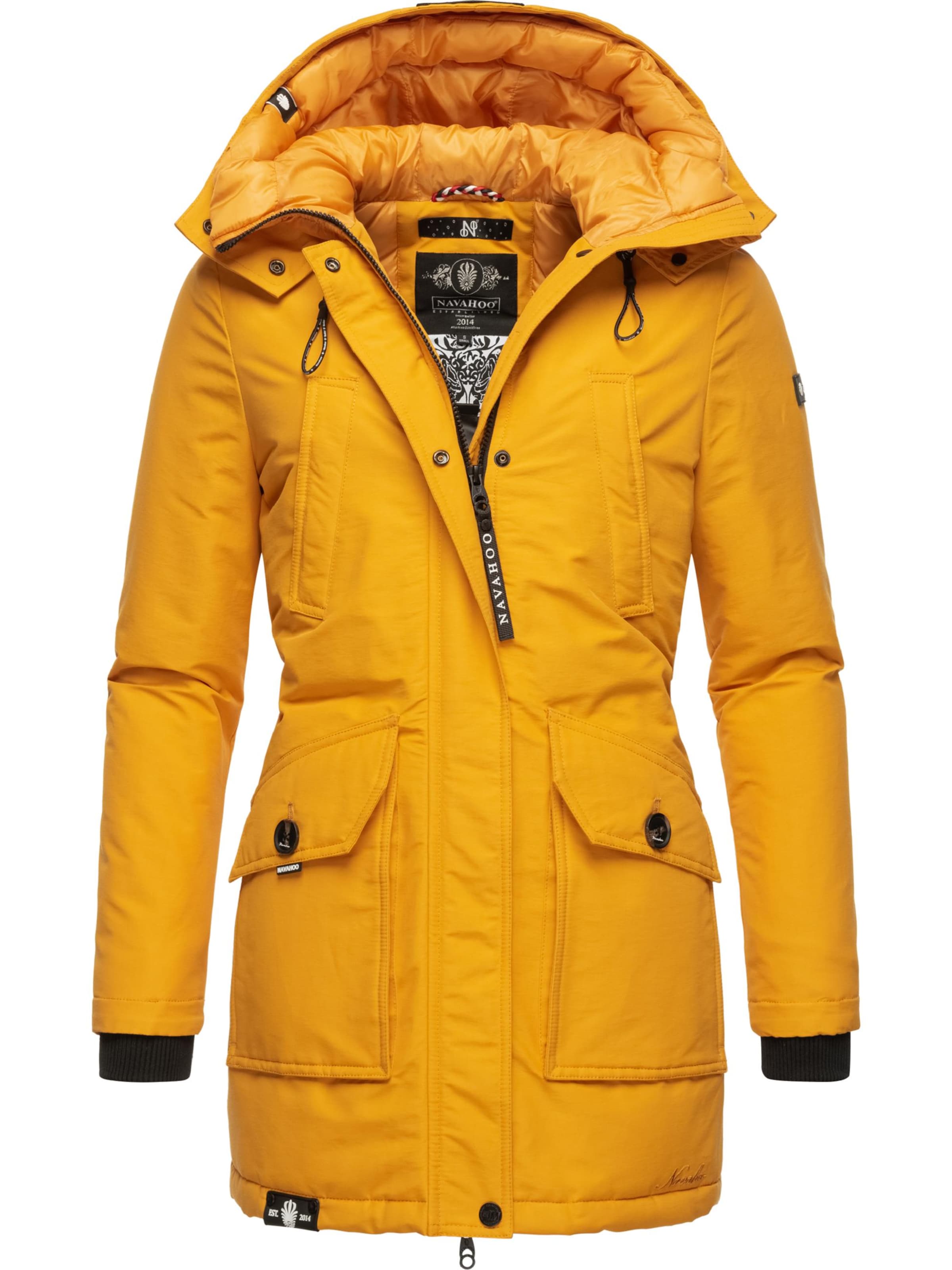 NAVAHOO Zimná bunda - Žltá