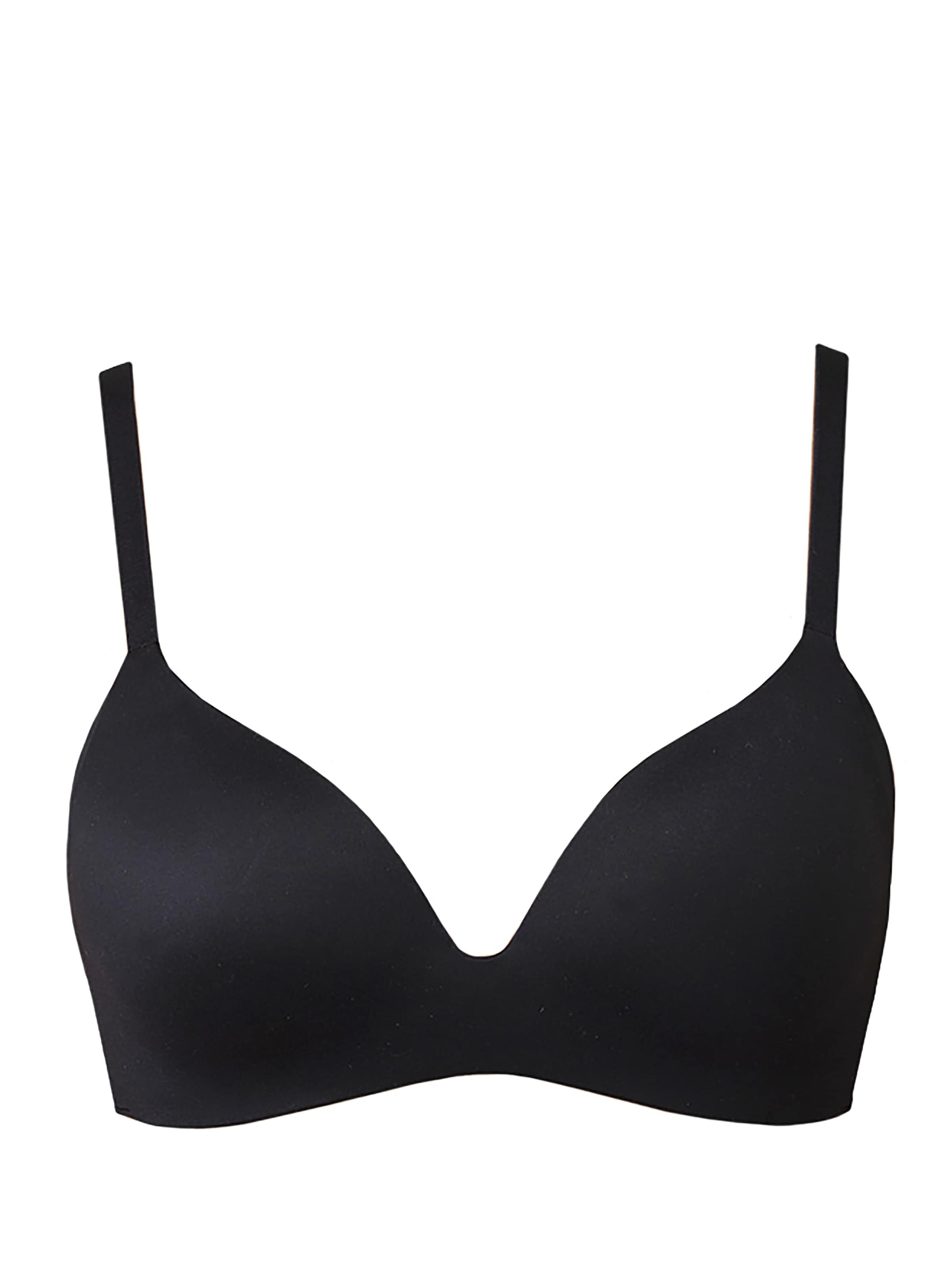 Royal Lounge Intimates T-Shirt BH 'Royal Delite'‌‌‌‌‌‌ in Schwarz: Vorderseite