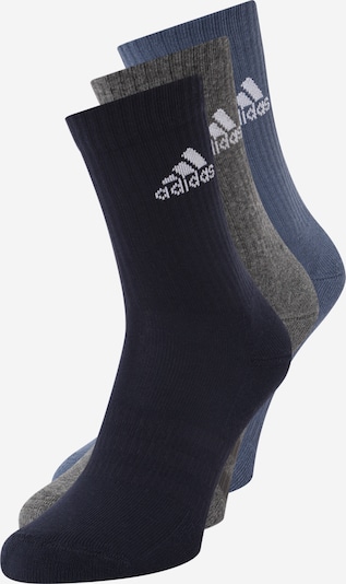 ADIDAS SPORTSWEAR Sportsocken in blau / grau / schwarz / weiß, Produktansicht
