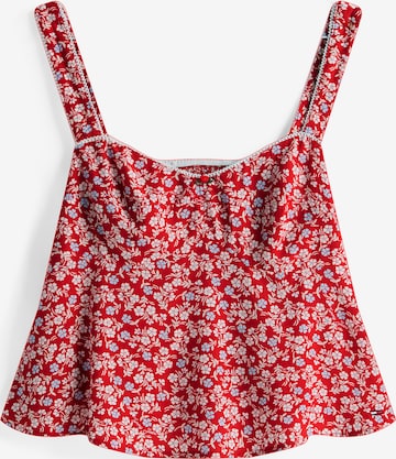 Tommy Jeans Toppi värissä punainen: etupuoli