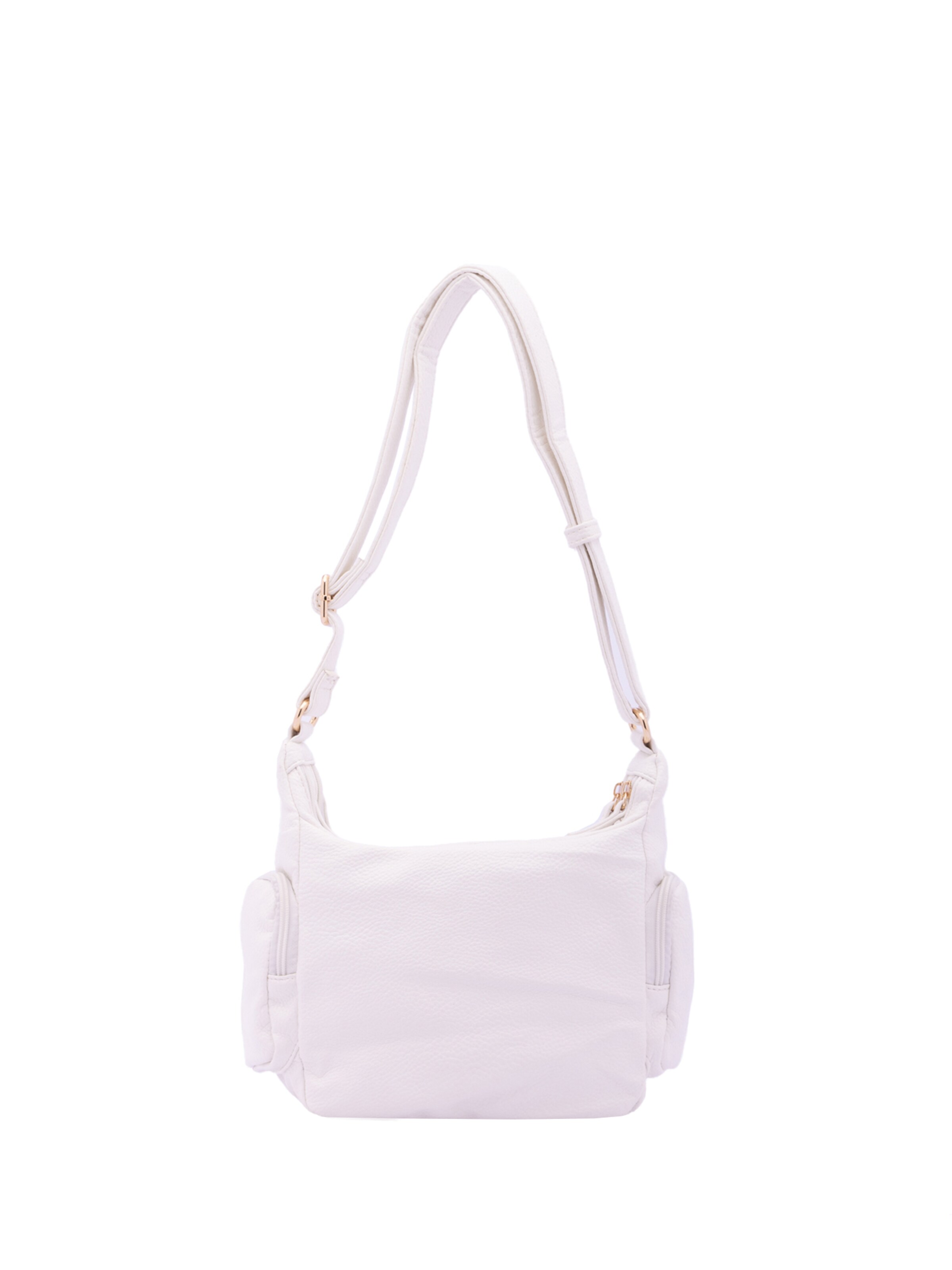 Borsa a spalla 'Borsa a Spalla Donna B Cavalli Ecopelle Zip' di B. Cavalli in bianco