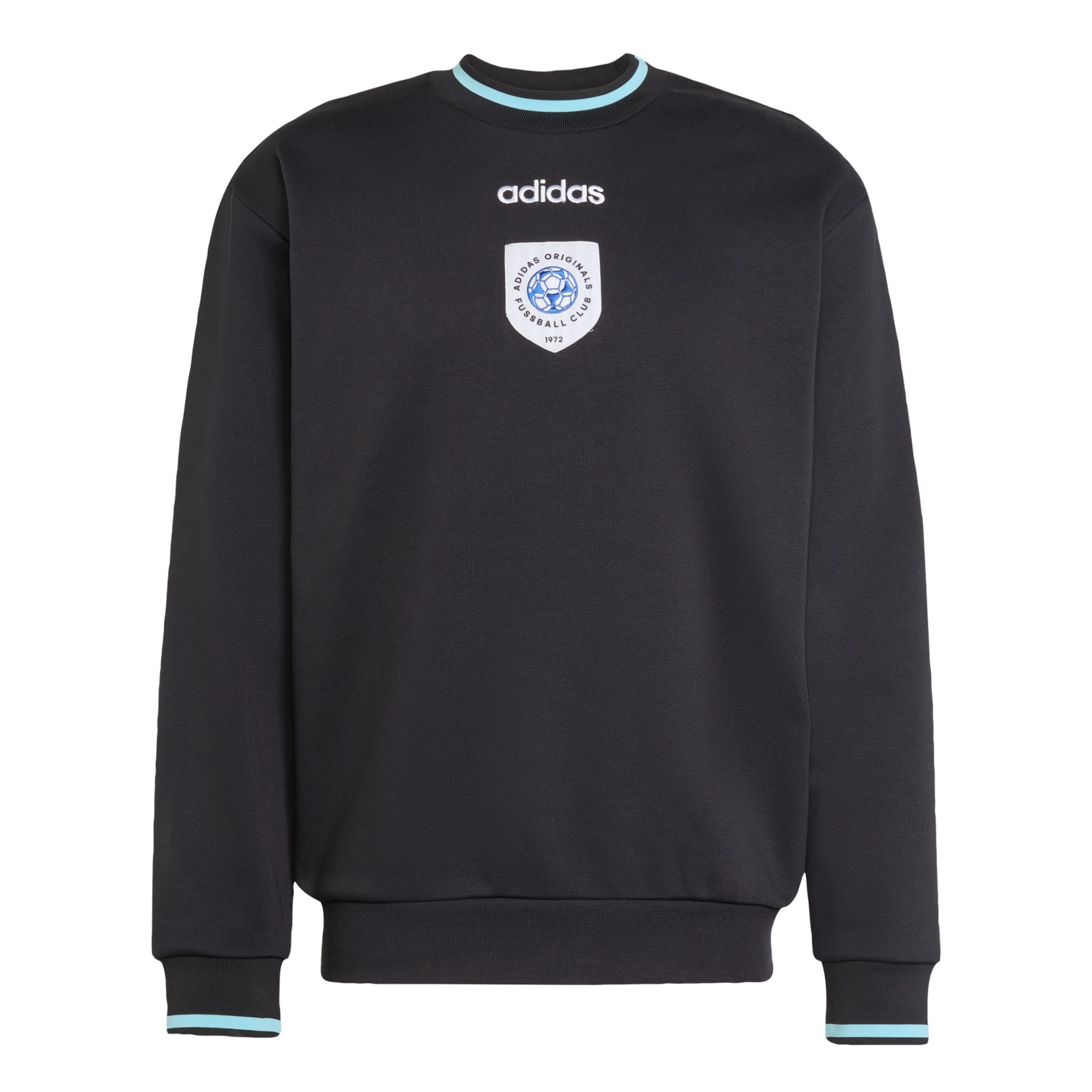 ADIDAS ORIGINALS Sweatshirt in Light blue / Black / White / Off white, Item view