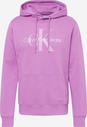Calvin Klein Jeans Mikina 'Essentials' – fialová: přední strana