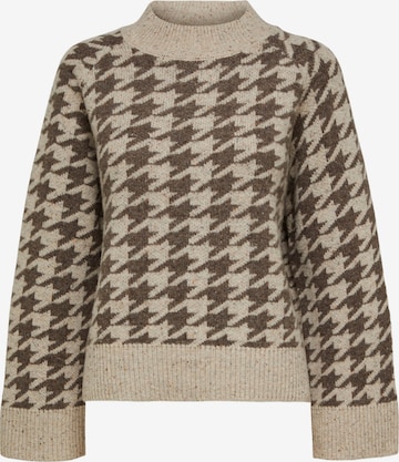 Pull-over SELECTED FEMME en beige : devant