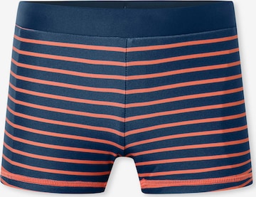SCHIESSER Badehose ' Aqua Kids Boy ' in Orange: Vorderseite