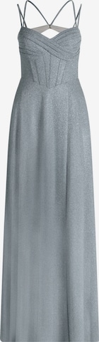 Robe de soirée Vera Mont en blanc : devant