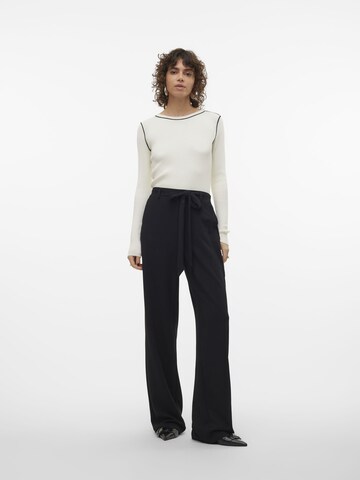 VERO MODA Wide leg Broek in Zwart