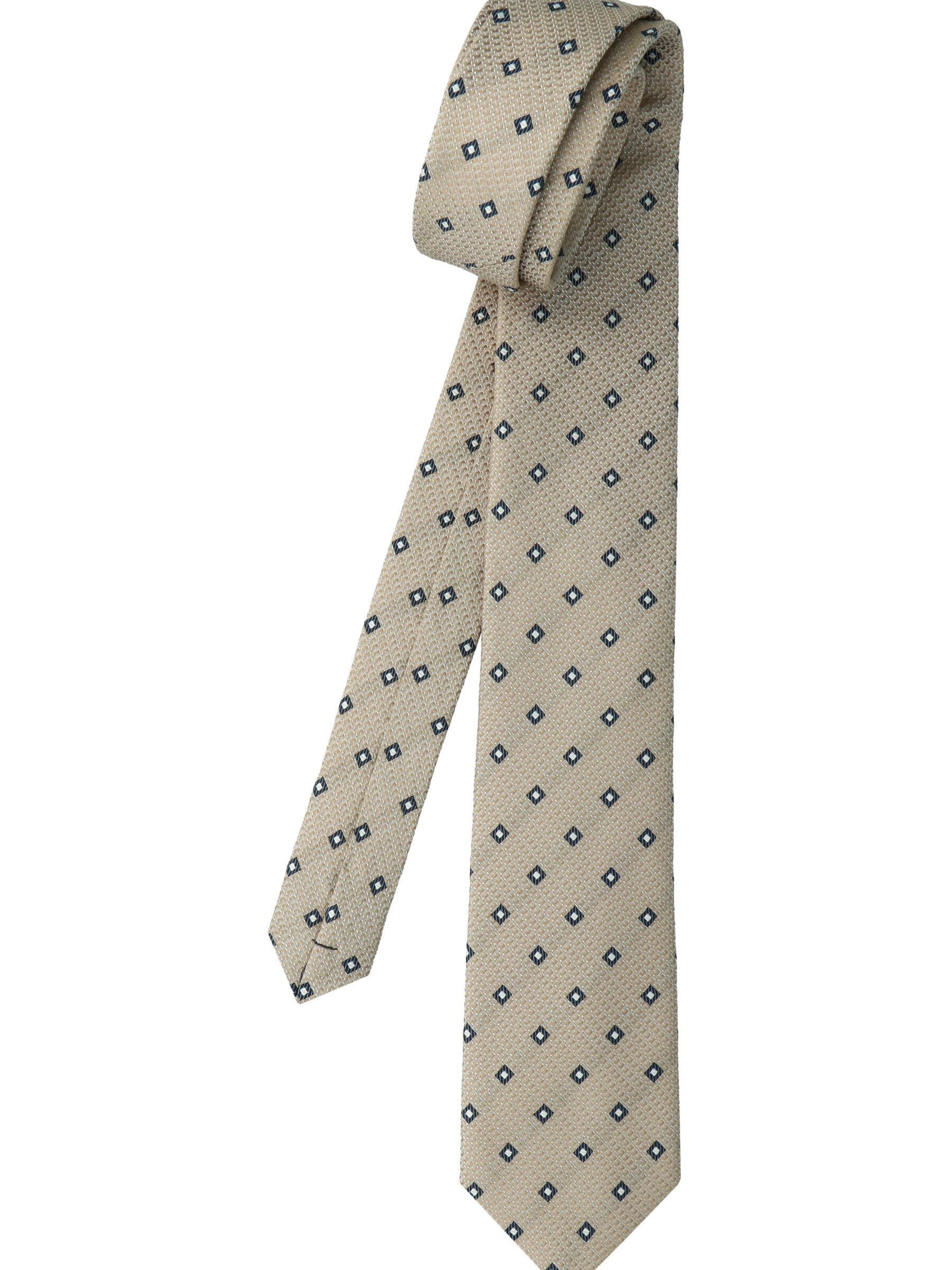 WILLEN Krawatte 'Minimal Struktur'‌‌‌‌ in Beige: Vorderseite