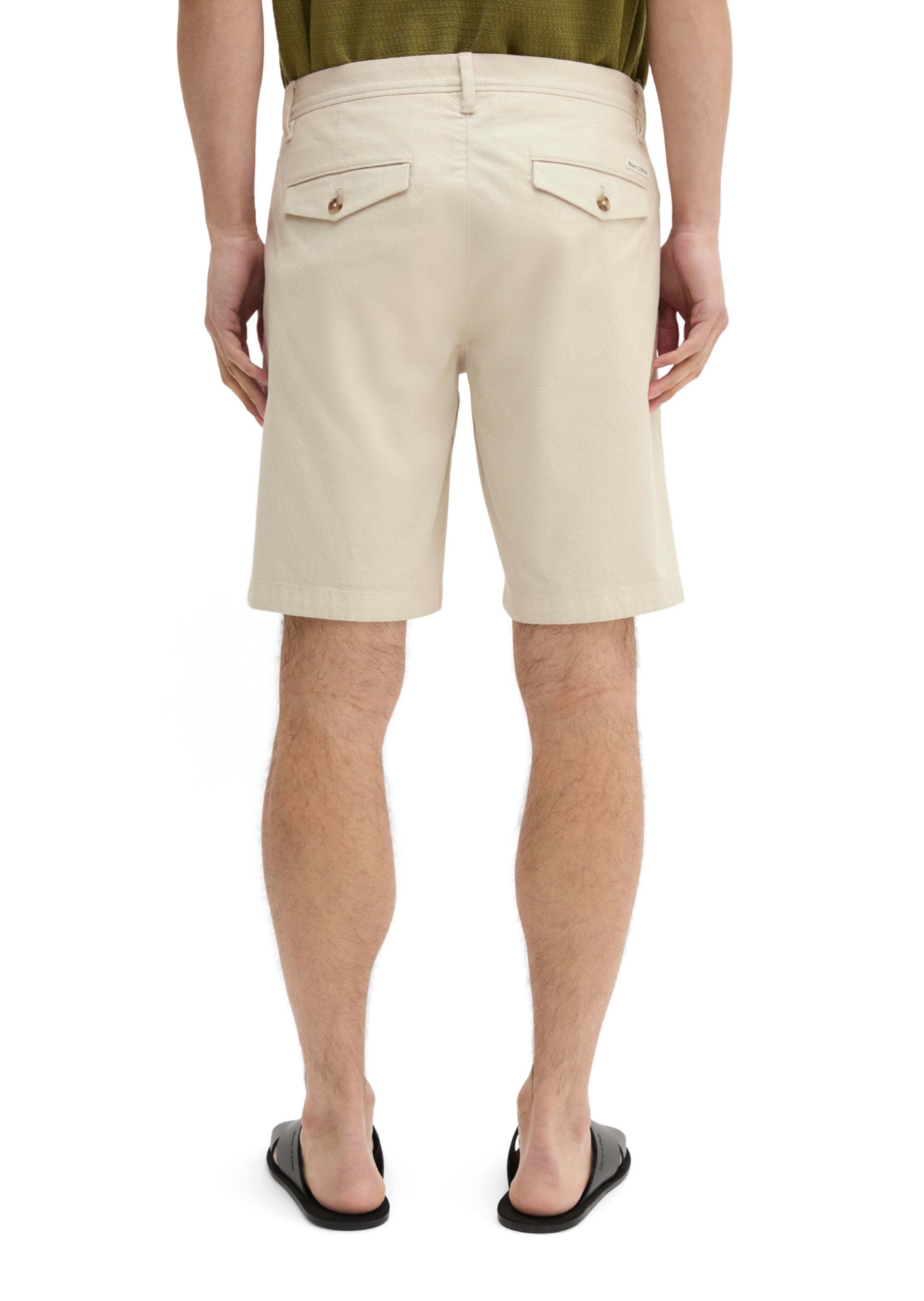 Marc O'Polo Slimfit Broek 'Salo' in Beige