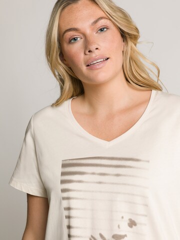 T-shirt Ulla Popken en blanc