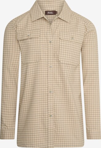 4funkyflavours Regular fit Button Up Shirt 'Pride' in Beige: front