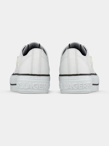 Karl Lagerfeld Trampki niskie w kolorze biały