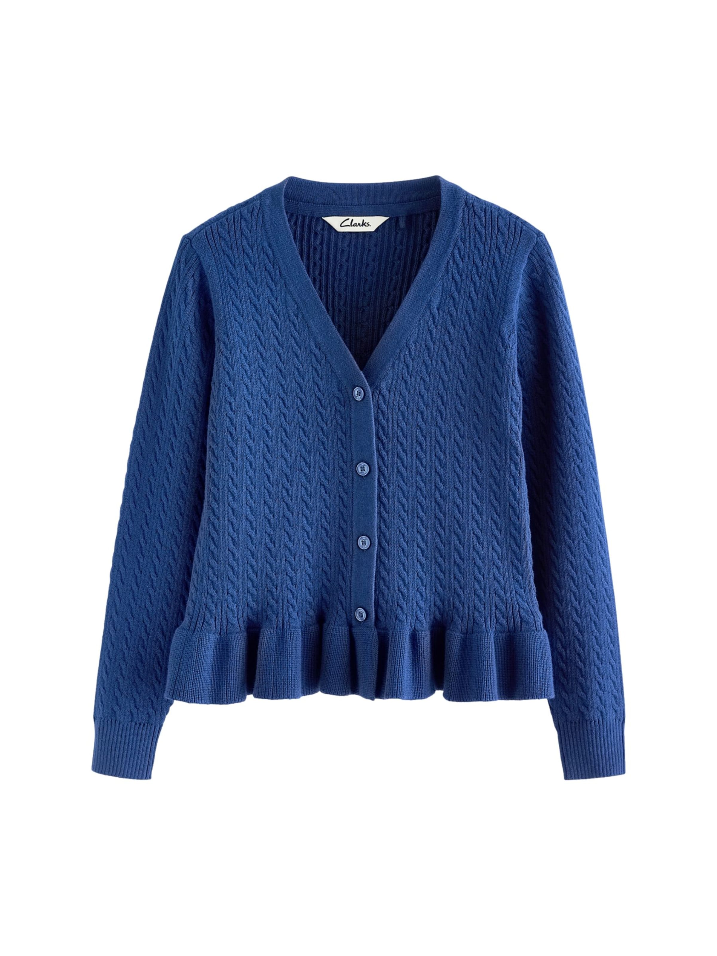 CLARKS Neuletakki värissä sininen: etupuoli