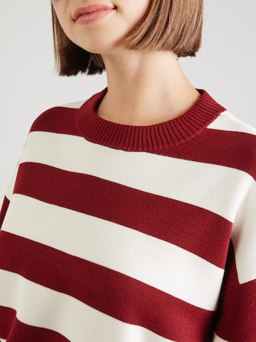 VERO MODA Neulepaita 'VMSilje' värissä punainen