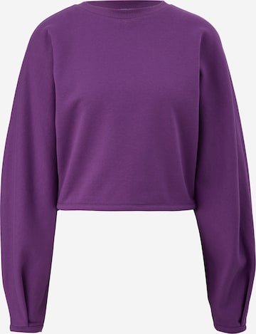 Sweat-shirt QS by s.Oliver en violet : devant