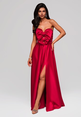 Ombre Avondjurk 'Francesca' in Rood