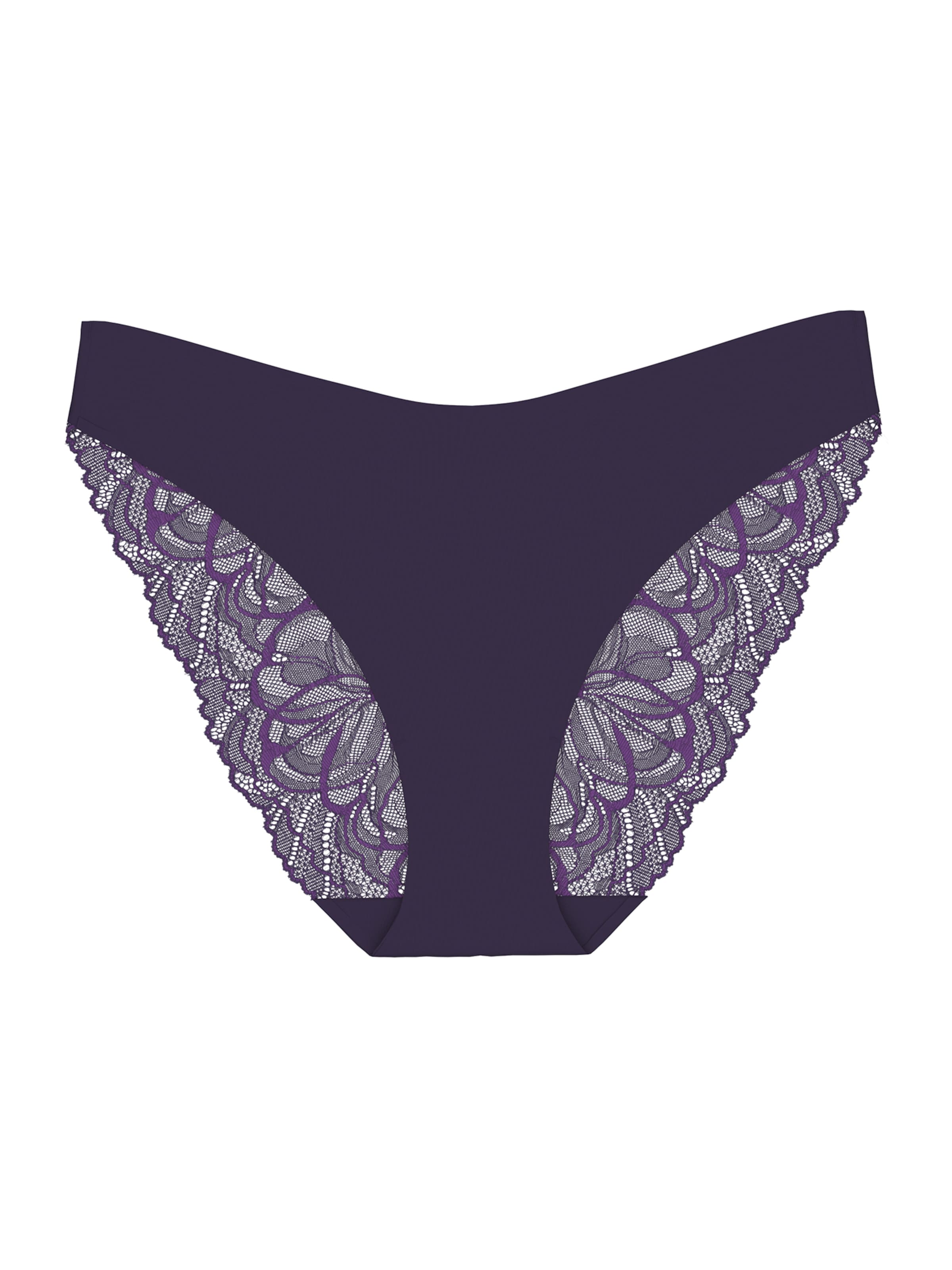 TRIUMPH Tai-Slip ' Red Label Body Make-Up Illusion Lace ' in Blau: Vorderseite