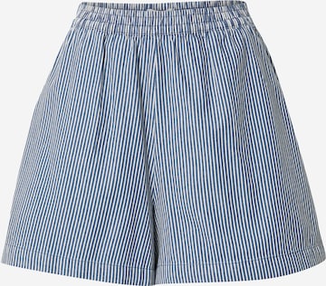 OBJECT - Pierna ancha Pantalón en azul: frente