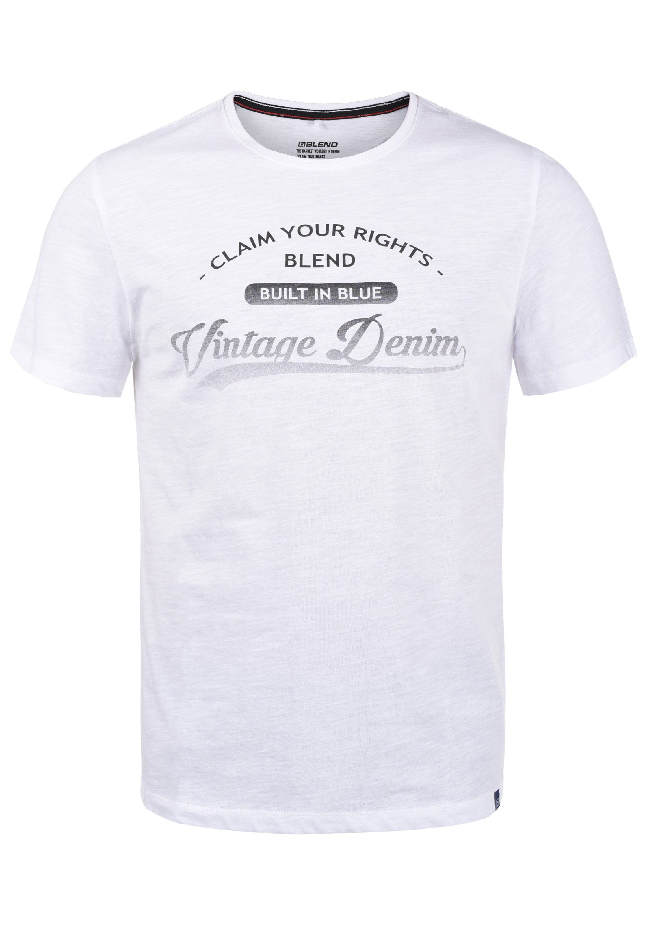T-Shirt 'PILO' BLEND en blanc : devant
