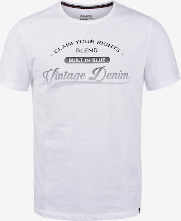 BLEND T-Shirt 'PILO' in Weiß: predná strana