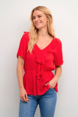 Cream Bluse 'Allie' in Rot: predná strana