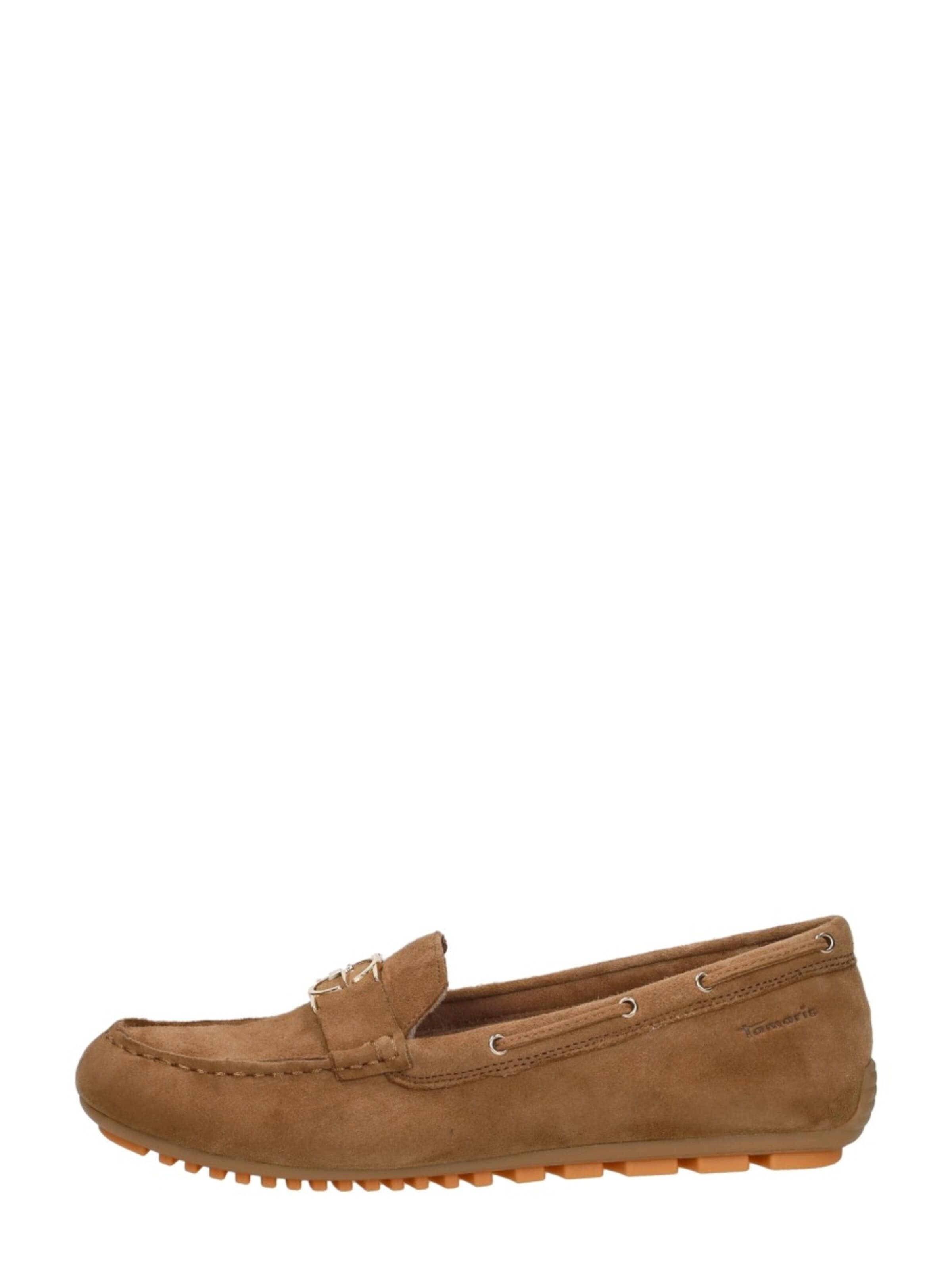 Tamaris Mocassins in Bruin: voorkant