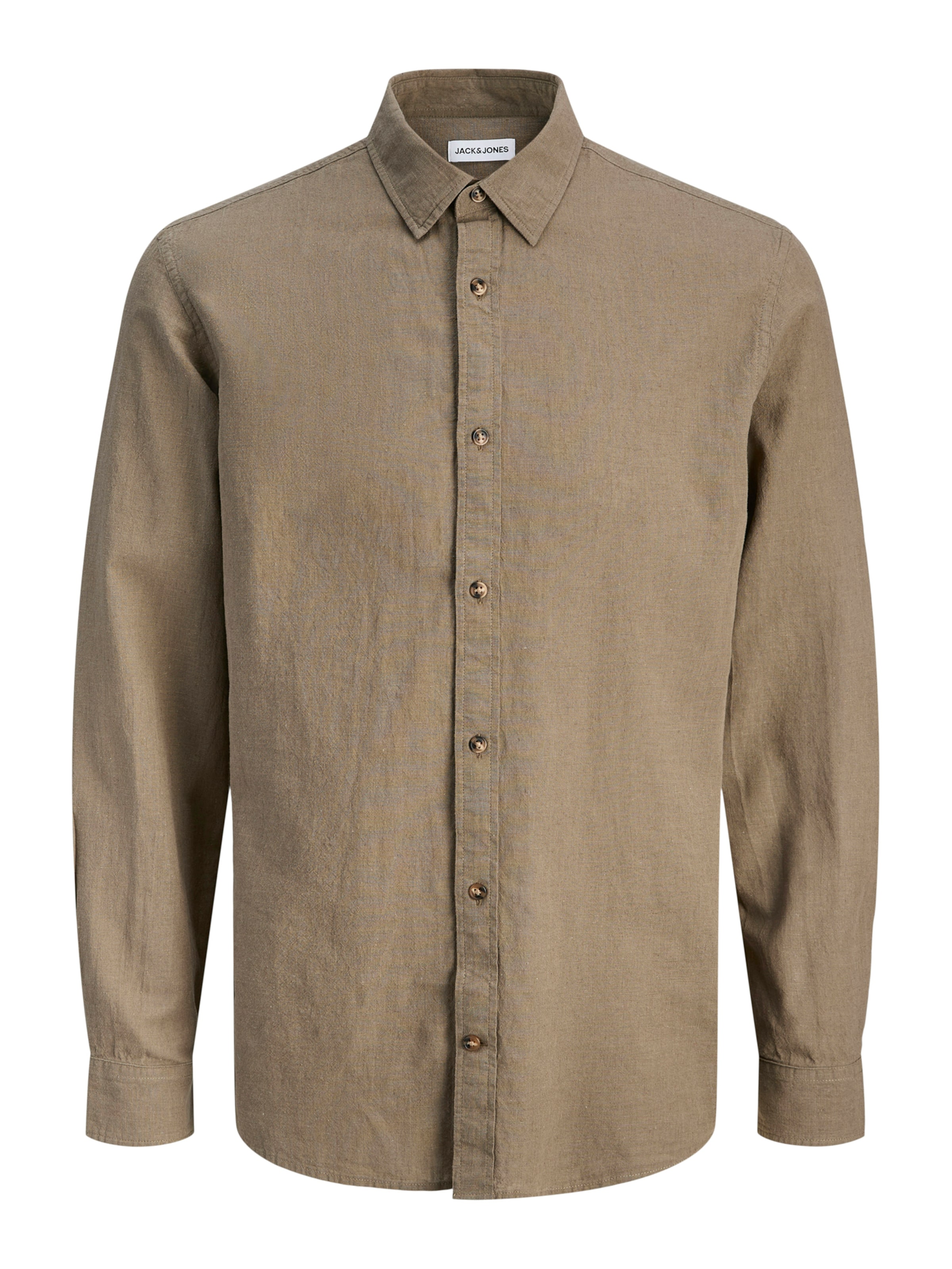 Coupe regular Chemise 'JJESummer' JACK & JONES en marron : devant