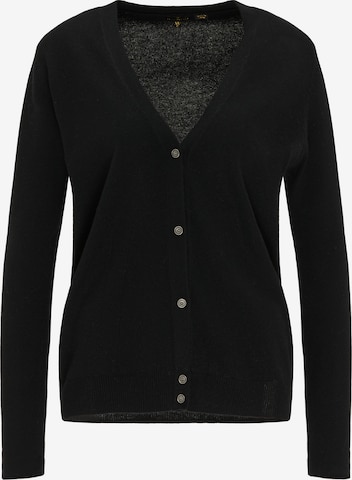 DreiMaster Klassik Knit Cardigan in Black: front