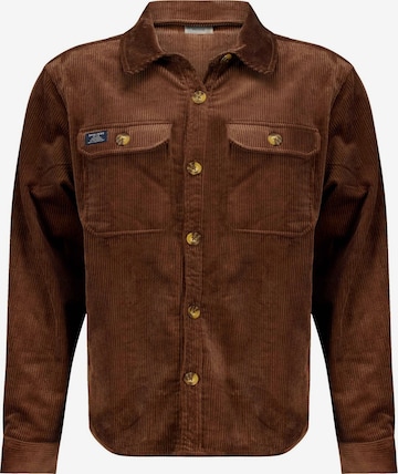 Deeluxe Shirt 'ALINO' in Bruin: voorkant