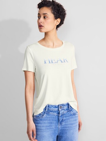 STREET ONE T-Shirt in Weiß: Vorderseite