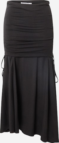 juoda WEEKDAY Sijonas 'Harper': priekis