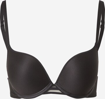 PASSIONATA Push-up Bra in Black: front