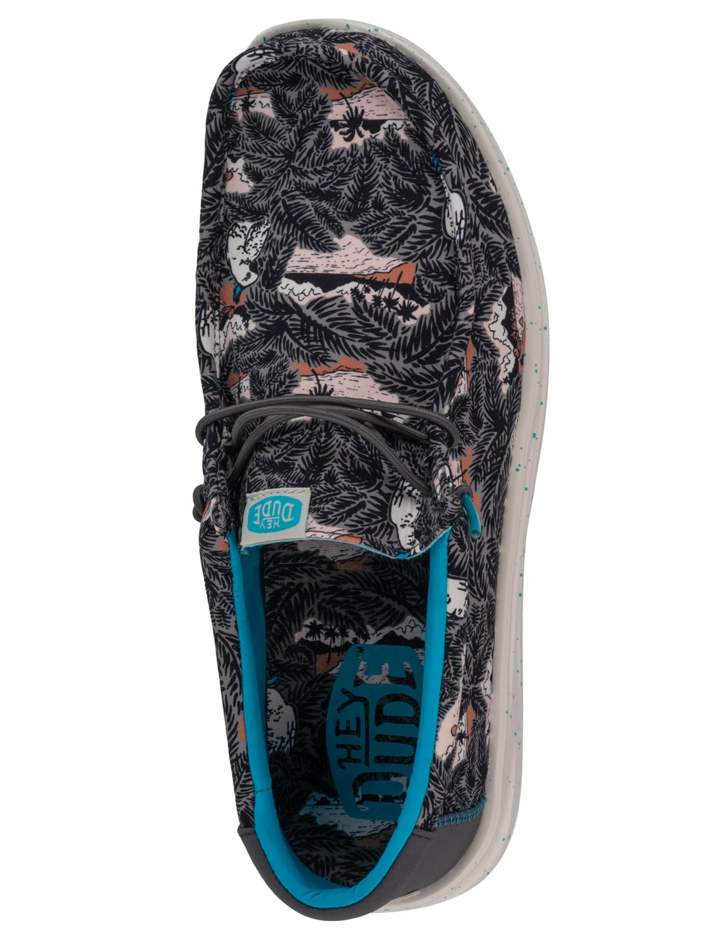 HEY DUDE Moccasin 'Hey Dude Wally H2O Tropical' in Black
