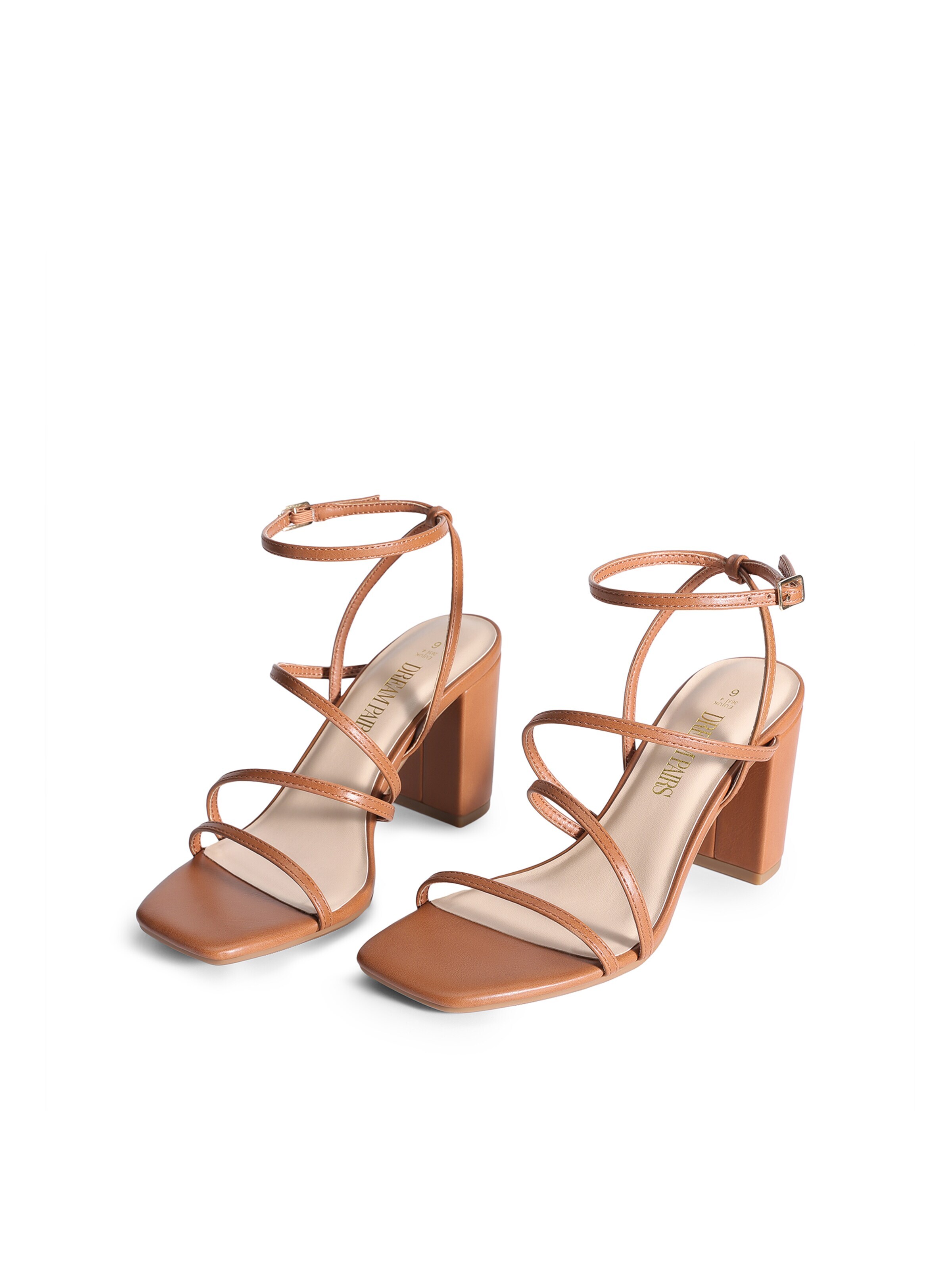 Dream Pairs Strap Sandals in Brown