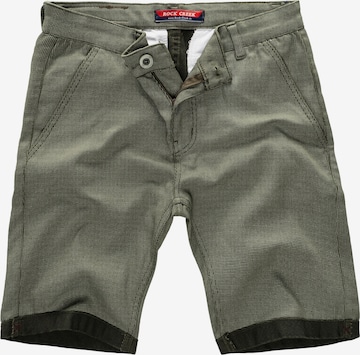 Rock Creek Slimfit Chinoshorts in Grün: predná strana