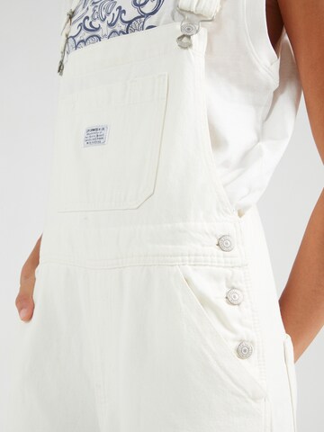 Wide leg Jeans con pettorina di LEVI'S ® in bianco
