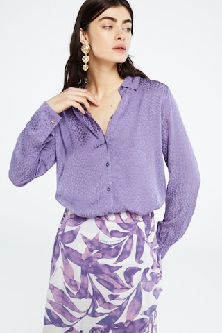 Fabienne Chapot Blouse 'Lot' in Purple