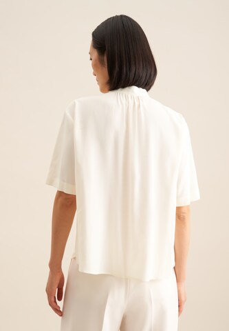 SEIDENSTICKER Blouse 'Schwarze Rose' in Beige