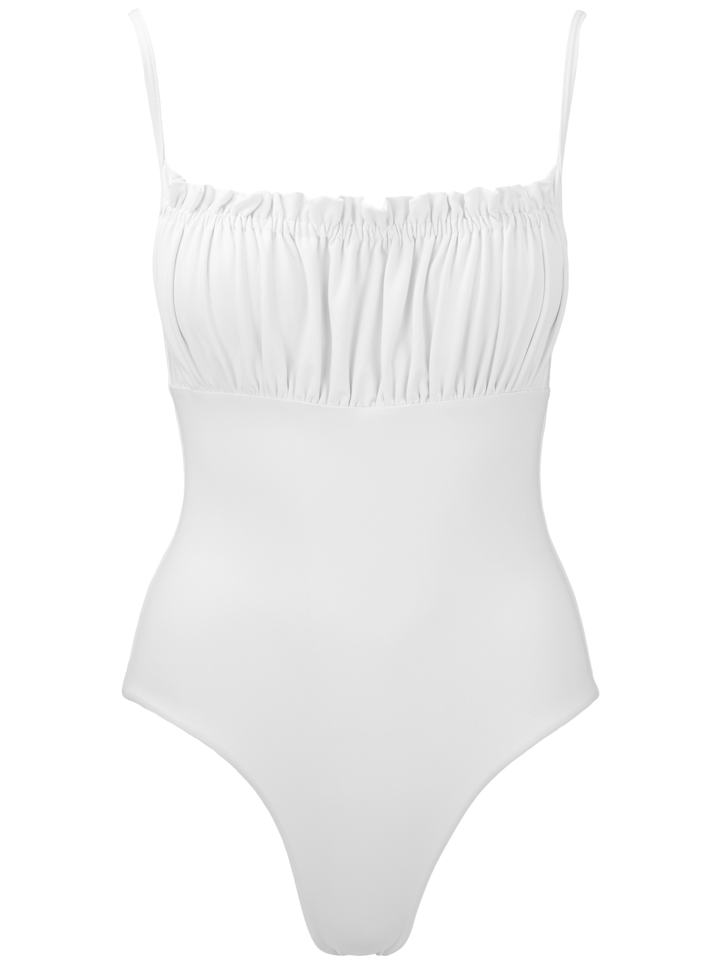 SEA ME SWIM Badeanzug 'FELICITÈ'‌‌‌‌‌‌‌ in Weiß: Vorderseite